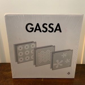 IKEA GASSA Frosted Glass 3D Art Panels